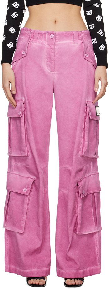 Dolce & Gabbana Garment-Dyed Cargo Pants FTC3JT GDCBW