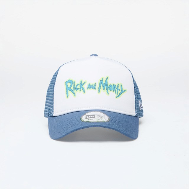 Rick And Morty 9Forty Trucker Snapback Faded Blue/ White