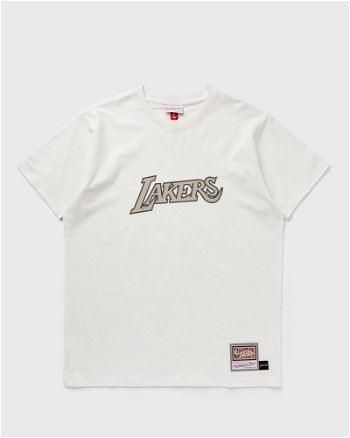 Mitchell & Ness NBA CREAM SS TEE LAKERS SSTE5208-LALYYPPPOFWH