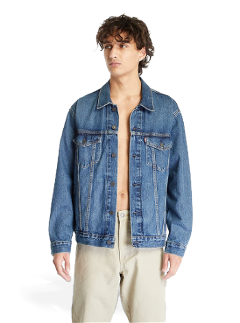 Levi's ® Relaxed Fit Trucker Jacket Med Indigo - Worn In A5782-0001