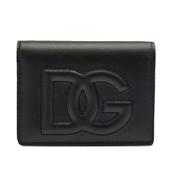 Dolce & Gabbana Logo Leather Mini Wallet Nero BI1211AG081-80999