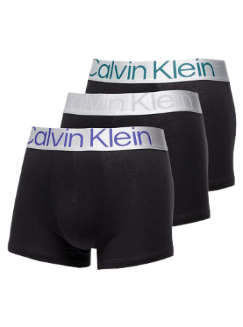 CALVIN KLEIN Reconsidered Steel Cotton Trunk 3-Pack NB3130A GID