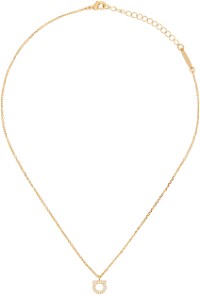 Small Gancini Crystals Necklace "Gold"
