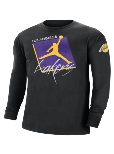 Los Angeles Lakers Courtside Statement Edition Jordan Max90 NBA T-Shirt