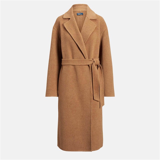 Polo Ralph Lauren Jacky Wool-Blend Wrap Coat