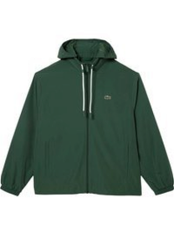 Lacoste Short Water-resistant Sportsuit Jacket With Removable Hood BH1679-00-SMI