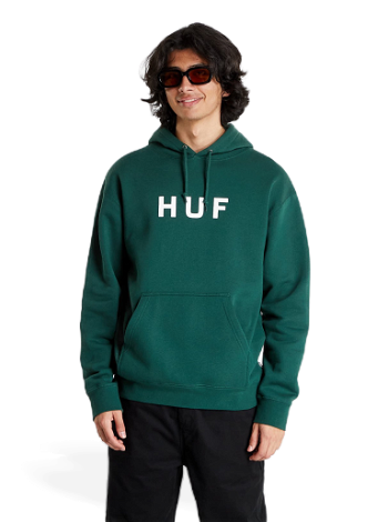 HUF Essentials OG Logo Hoodie PF00490 FOGRN