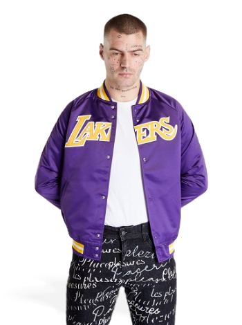 Mitchell & Ness NBA Lightweight Satin Jacket Lakers STJKMG18013-LAL.PURP