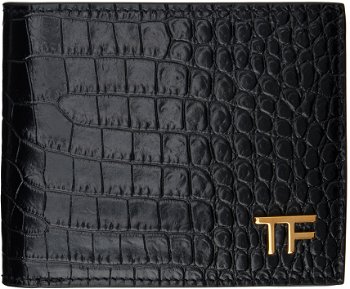 Tom Ford Croc-Embossed Bifold Wallet YT228-LCL168G