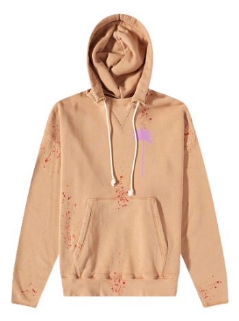 Palm Angels Painted Popover Hoodie PMBB104S23FLE0016235