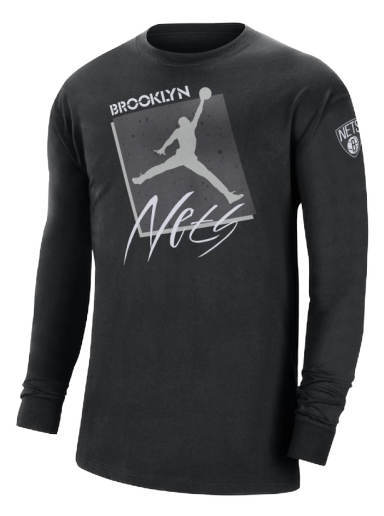 Brooklyn Nets Courtside Statement Edition Jordan Max90 NBA T-Shirt