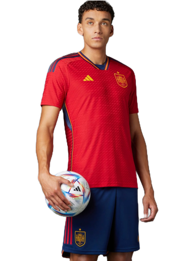 Spain 22 Home Authentic Jersey