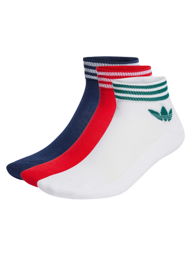 Trefoil Ankle Socks 3-pack