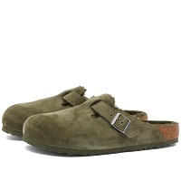 Boston Shearling Thyme Suede