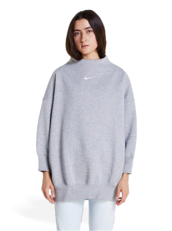 Nike Sportswear Phoenix Fleece Oversized Mock-Neck 3/4-Sleeve Sweatshirt DQ5765-063