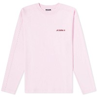 Pavane Logo Long Sleeve T-Shirt Pink Jelly Print