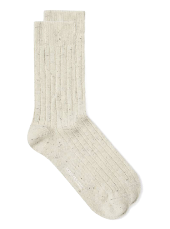 NORSE PROJECTS Bjarki Neps Sock Ecru N82-0008-0957