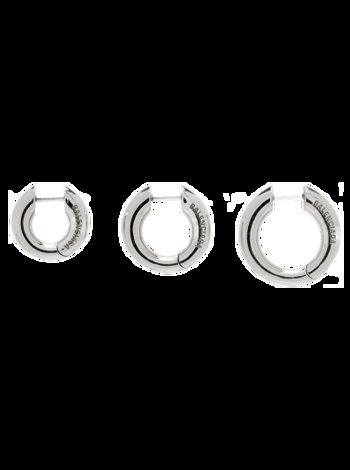 Balenciaga Sharp Earrings Set "Silver" 770058 J8400