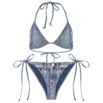 Acne Studios Denim Print Bikini AJ0013-822