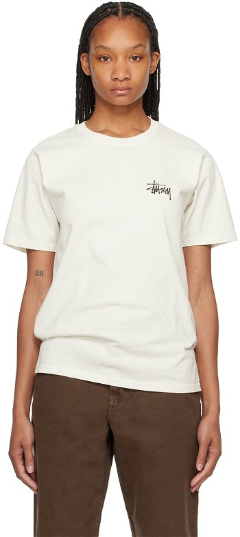 Stüssy Off-White Pigment-Dyed T-Shirt 1905001G
