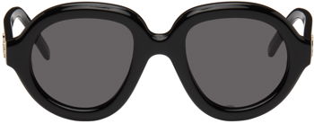 Loewe Black Round Sunglasses LW40105I@4901A