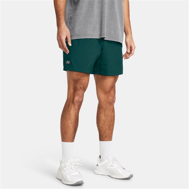 Crinkle Woven Volleyball-Shorts für Herren Hydro Teal