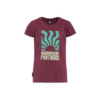 Horsefeathers Viveca Youth T-Shirt Maroon SK160A