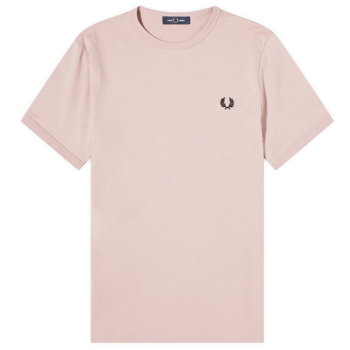 Fred Perry Ringer in Dusty Rose M3519-S51