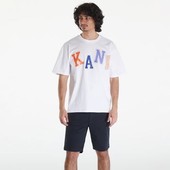 Karl Kani Woven Signature Multicolor Logo Tee White KM241-057-1