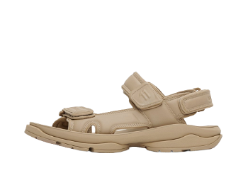 Balenciaga Faux-Leather Tourist Sandals "Taupe" 738613-W2CDA-2000