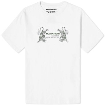 Maharishi Double Tigers Miltype T-Shirt 1305-WHT