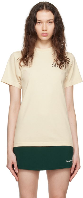 Sporty & Rich Upper East Side T-Shirt TSAW2356CR