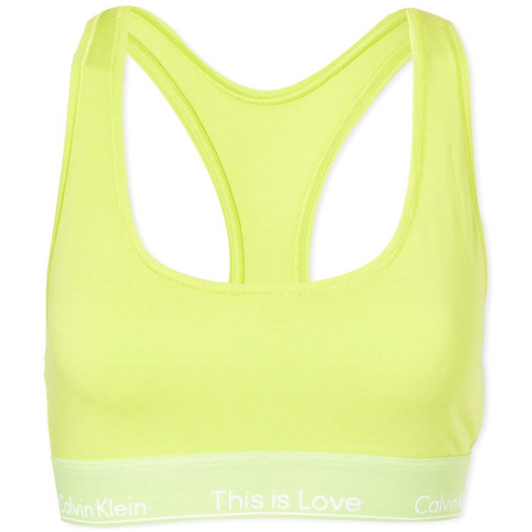 Calvin Klein Jeans BRALETTE Gelb - Unterwäsche Sport-BH Damen 39,90 €