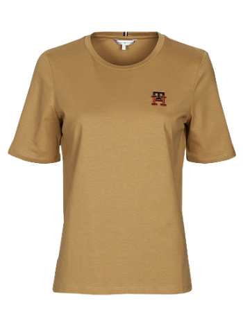 Tommy Hilfiger REG MONOGRAM EMB C-NK SS T-Shirt WW0WW37433-GW8