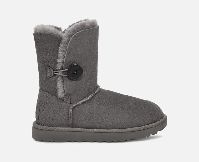 ® Short Bailey Button II Boot for Women in Grey, Size 4, Shearling