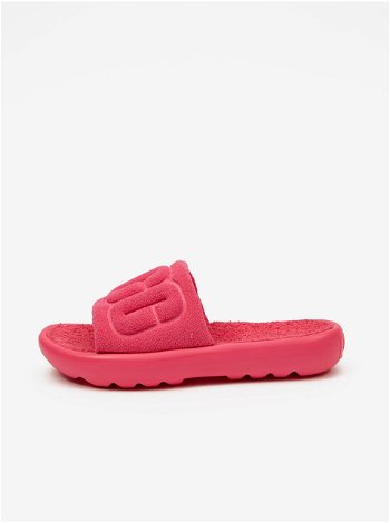 UGG Tmavě růžové dámské domácí pantofle Mini Slide 1136773_TYPN