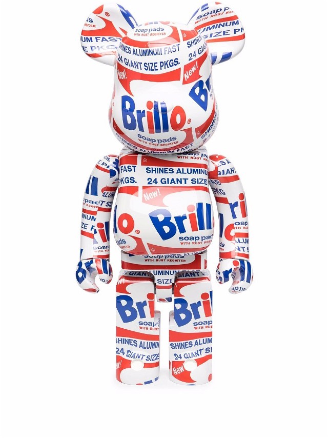 Be@rbrick Andy Warhol graphic-print toy - White