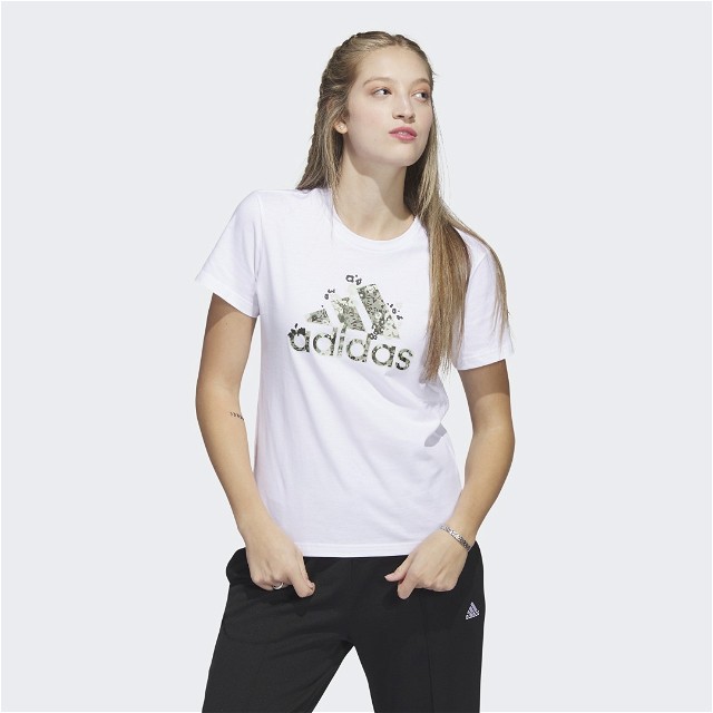 Floral Badge of Sport Graphic T-Shirt