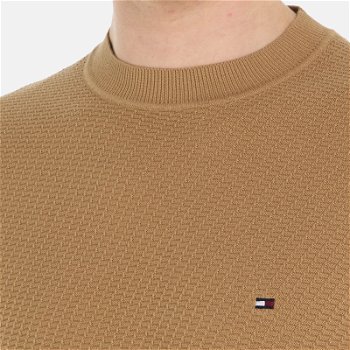 Tommy Hilfiger Rectangular Structure Organic Cotton Sweatshirt - MW0MW33131GWJ