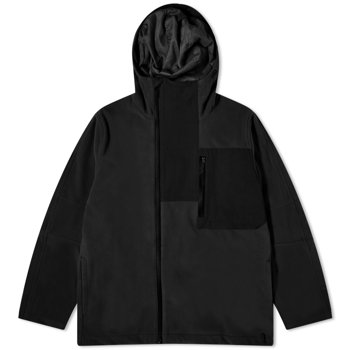 Maharishi Asym Zipped Hooded Fleece Jacket 4578-BLK