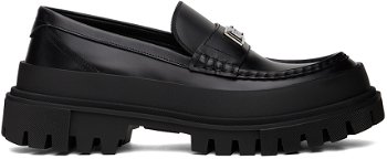 Dolce & Gabbana Black Hi-Trekking Loafers A30170AI027