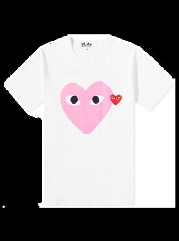 Comme des Garçons Play Red Heart Colour Heart Tee P1T106-4