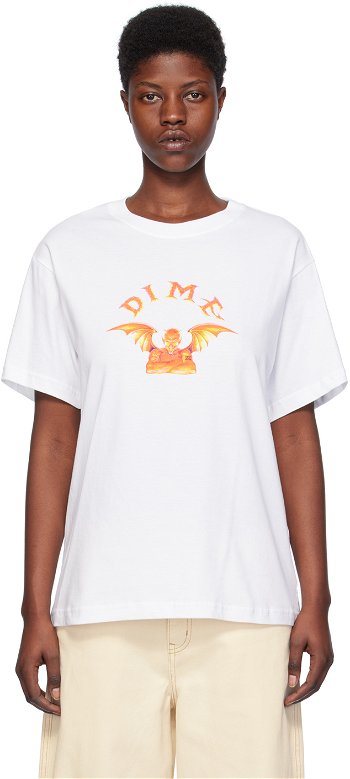 Dime 'Devil' T-Shirt DIMEHO2323WHT