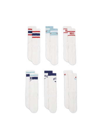 Nike Everyday Plus Cushioned Crew Socks (6 Pairs) DN3899-905