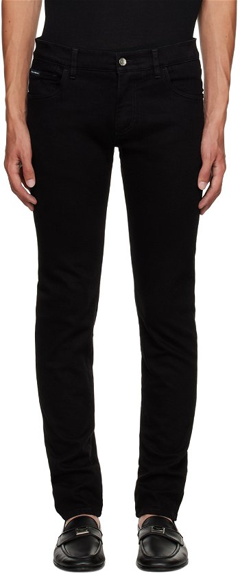 Dolce & Gabbana Black Skinny Jeans GY07LDG8HD1
