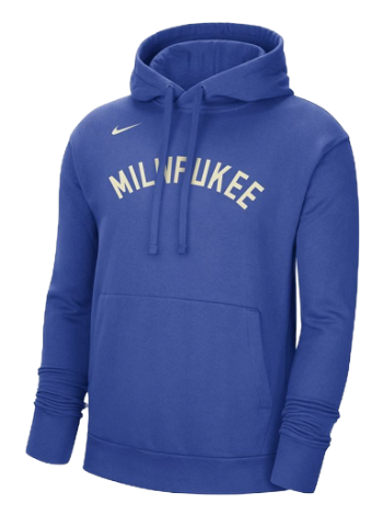 Nike Milwaukee Bucks City Edition NBA Fleece Pullover Hoodie DN8666-480