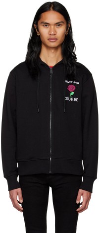 Jeans Couture Rose Zip-Up Hoodie