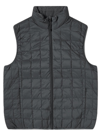 TAION Reversible Boa Fleece Down Vest TAION-R002MB-BLK