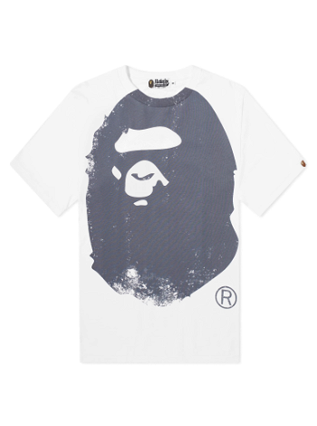 BAPE Overprinted Ape Head T-Shirt 001CSJ801001M-WHT