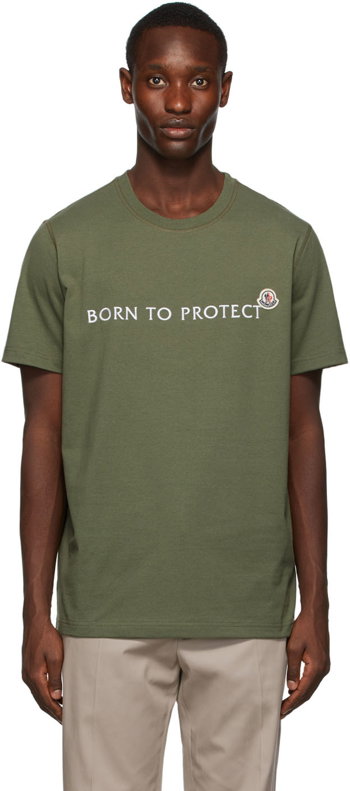 Moncler 'Born To Protect' T-Shirt H10918C00031899M5